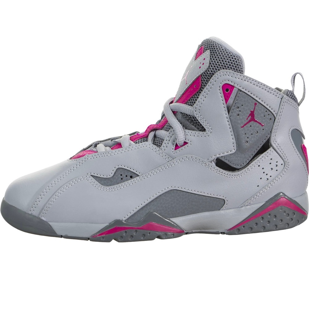 Jordan True Flight Little Kids Shoes Wolf Grey